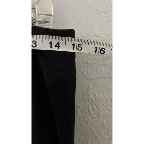 Richard Malcolm Linen Skirt Size 10 Black Embroidered Boho Fully Lined Zip - Picture 6 of 8